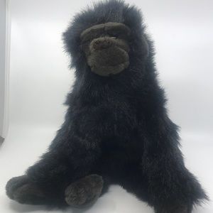 TY Beanie Classic Plush 14” George Black Gorilla Stuffed Animal Retired